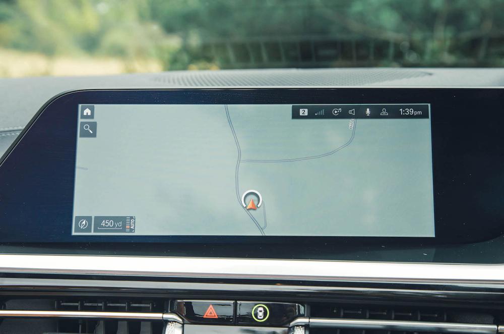 BMW Z4 infotainment touchscreen