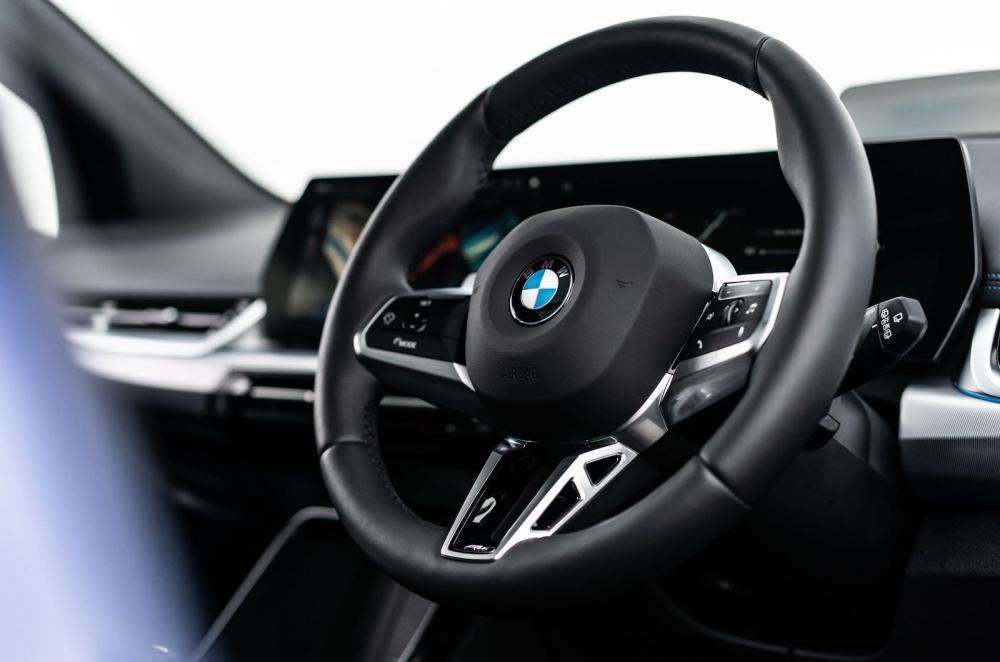 BMW 2 Series Active Tourer 2022 interior steering wheel detail