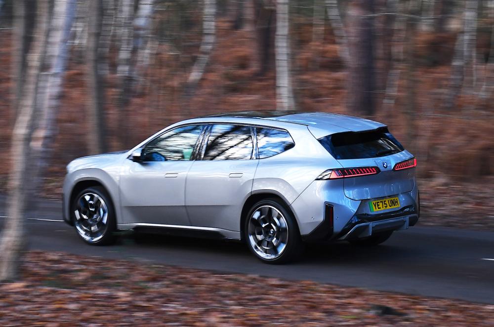 BMW iX3 rear driving