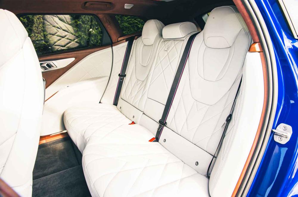 BMW XM rear seats