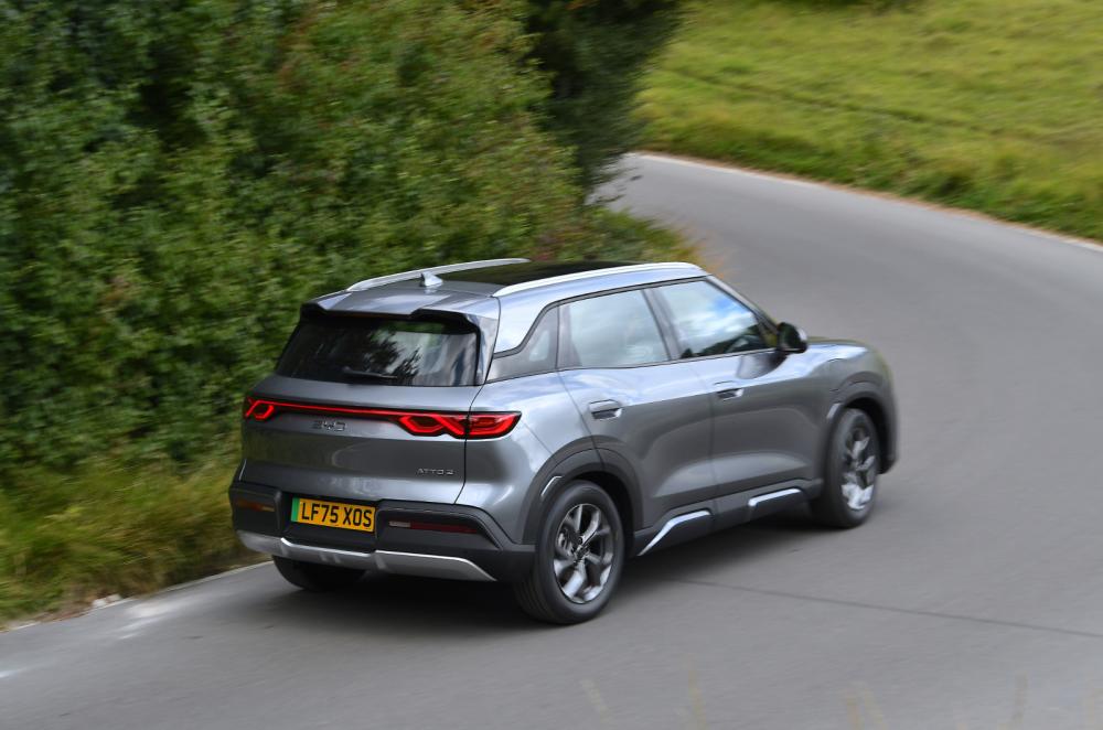BYD Atto 2 rear cornering left
