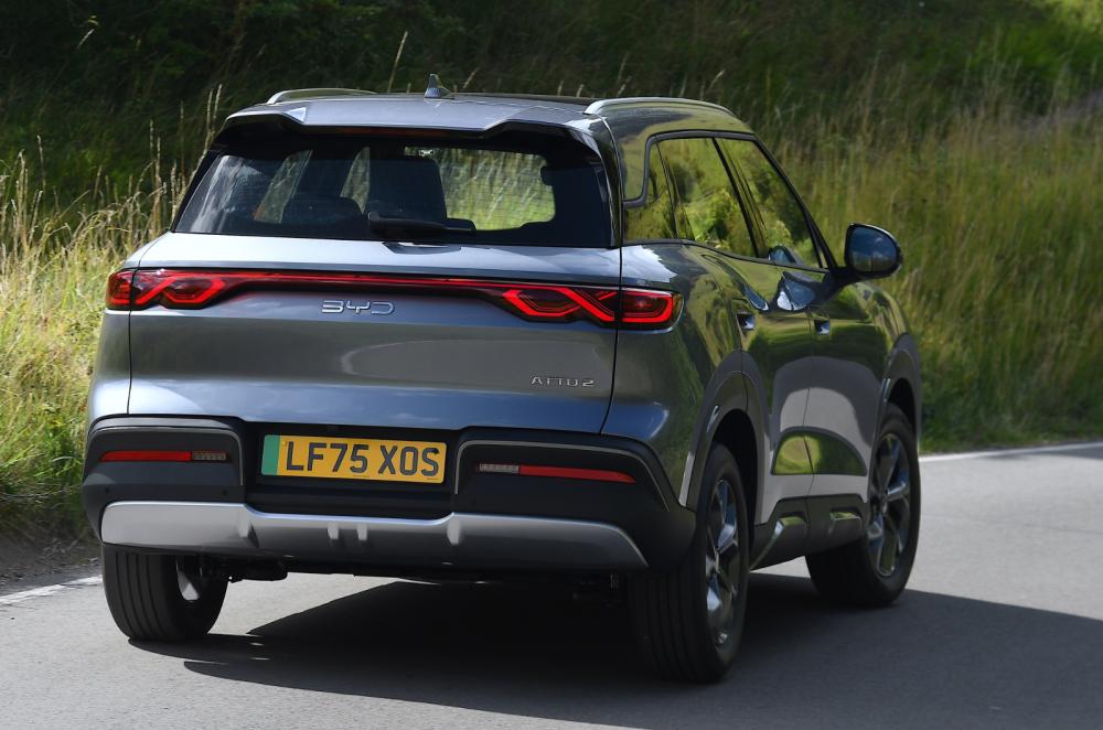 BYD Atto 2 driving rear