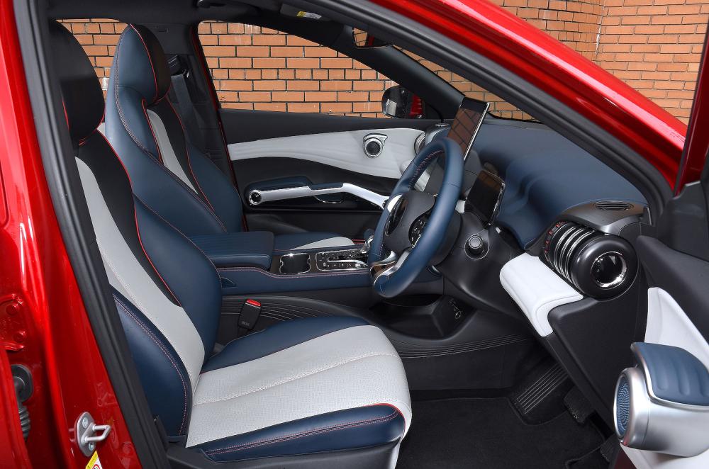 BYD Atto 3 interior front seats
