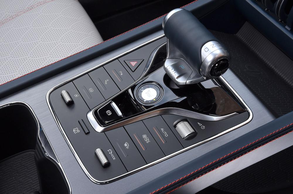 BYD Atto 3 interior gearshift detail