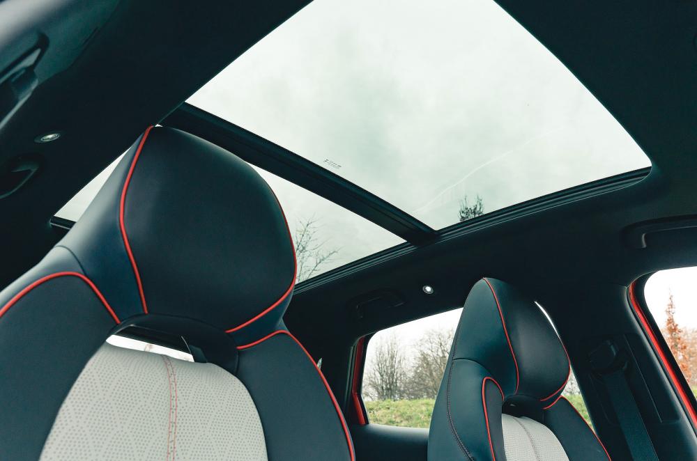 BYD Atto 3 interior panoramic roof