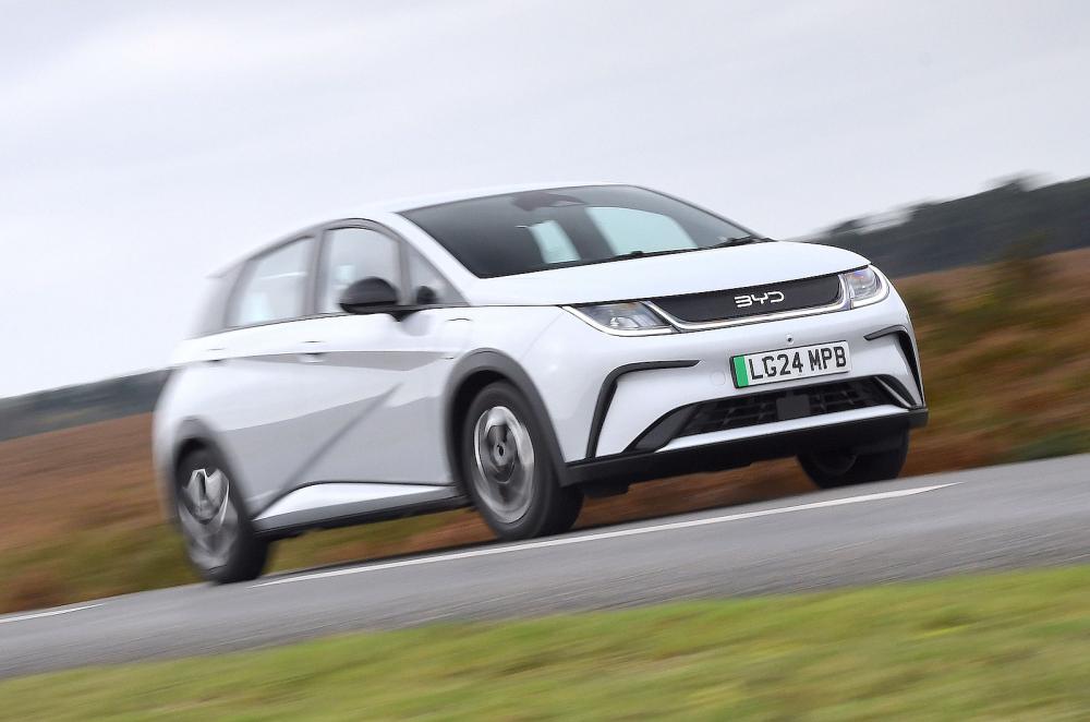 BYD Dolphin front right driving