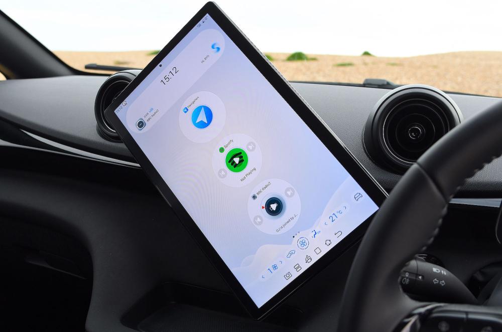 BYD Dolphin infotainment touchscreen