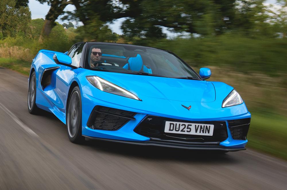 Chevrolet Corvette driving front right