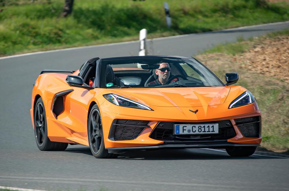 Chevrolet Corvette front cornering