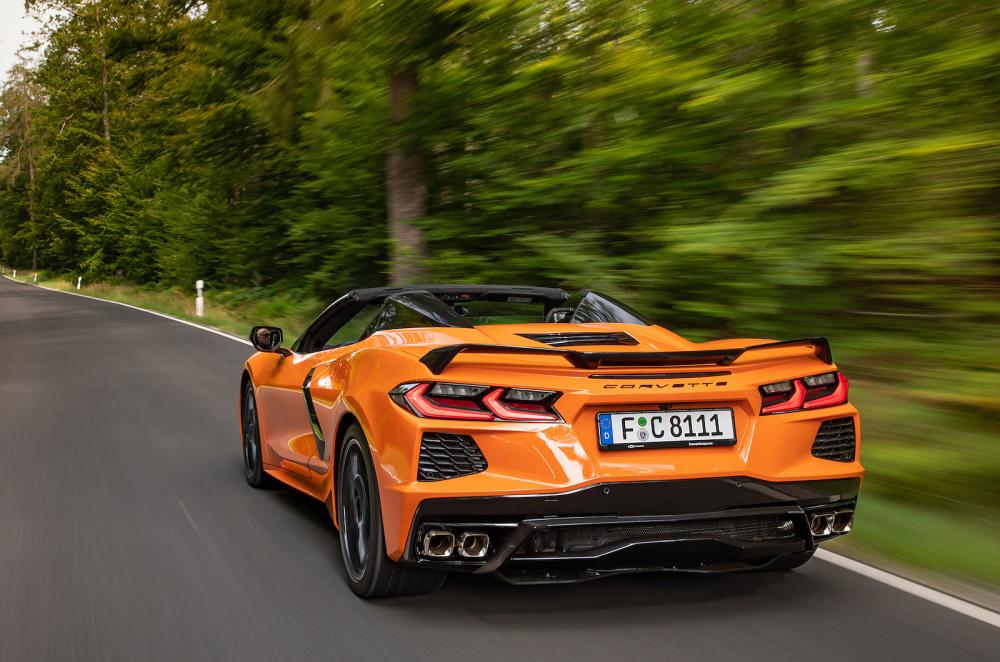 Chevrolet Corvette rear cornering