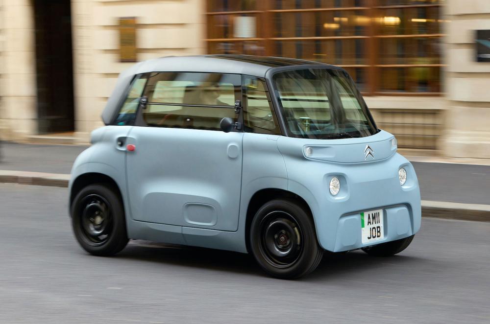 Citroen Ami Cargo 2022 front right tracking