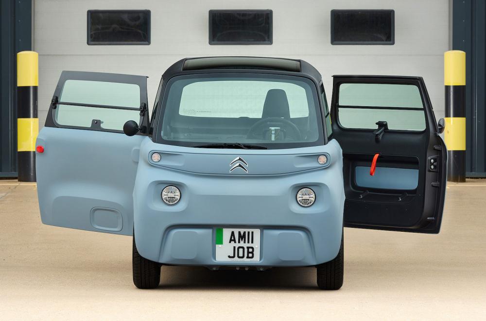 Citroen Ami Cargo 2022 front static doors open