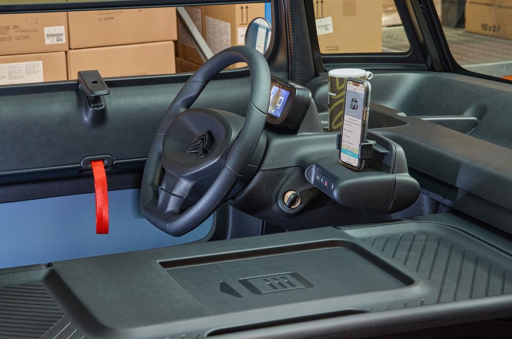 Citroen Ami Cargo 2022 interior steering wheel