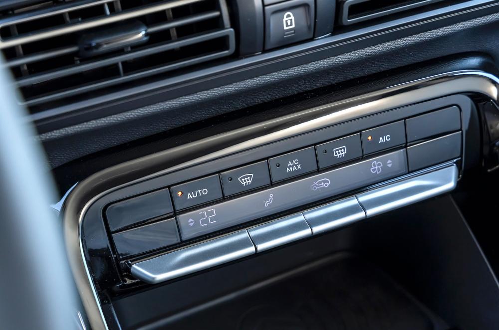 Citroën C3 Aircross air-con controls