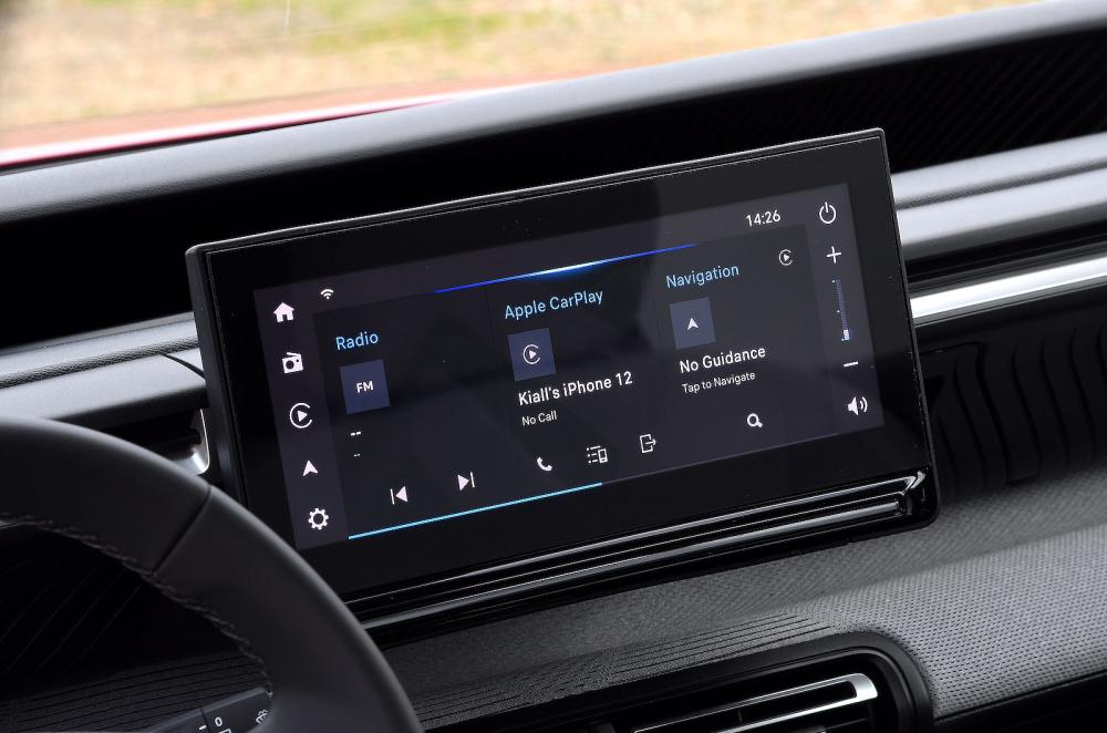 Citroën ë-C3 infotainment touchscreen