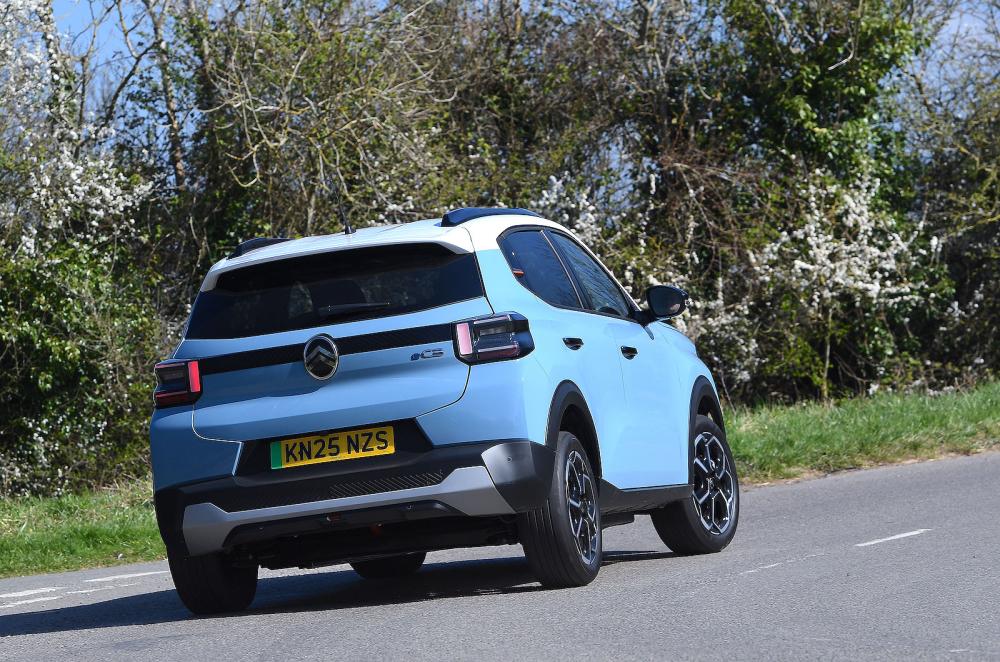 Citroën ë-C3 rear cornering