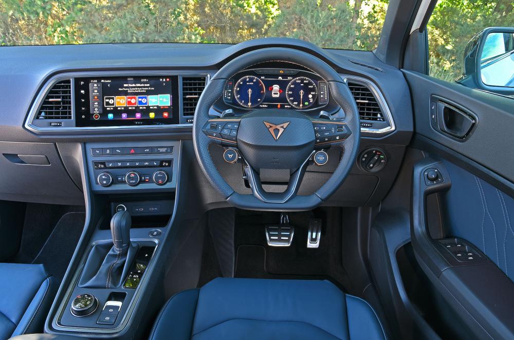 Cupra Ateca interior dashboard