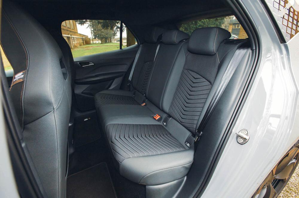 Cupra Born interior back seats