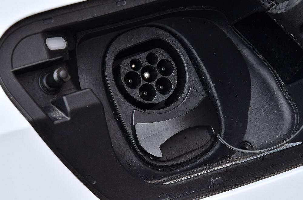 Cupra Born charging socket detail