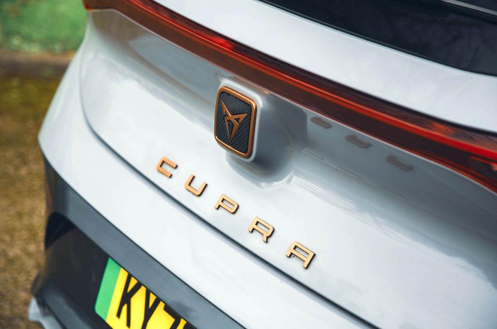 Cupra Born rear badge detail