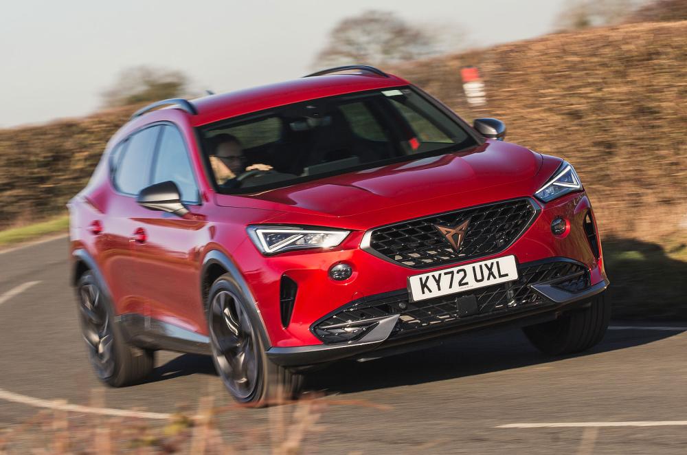 Cupra Formentor front cornering