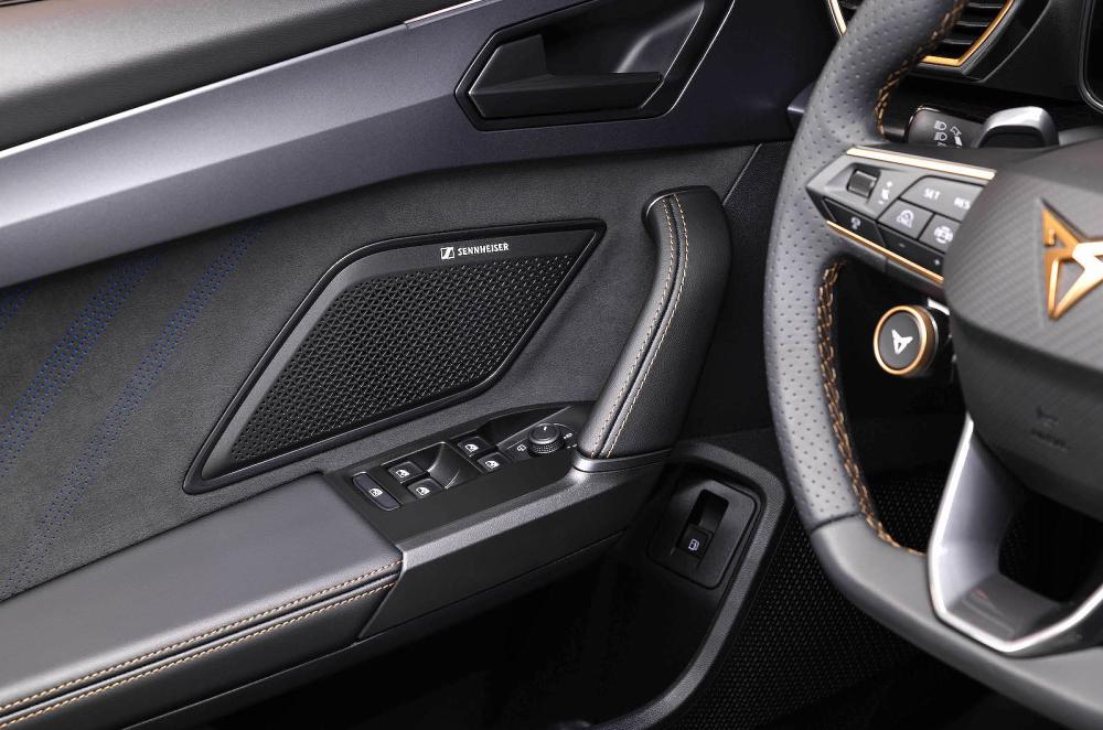 Cupra Leon interior door detail