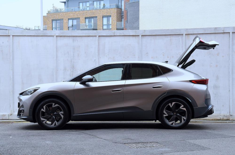 Cupra Tavascan left static boot open