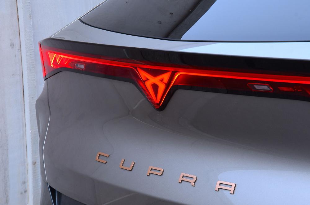 Cupra Tavascan rear badge