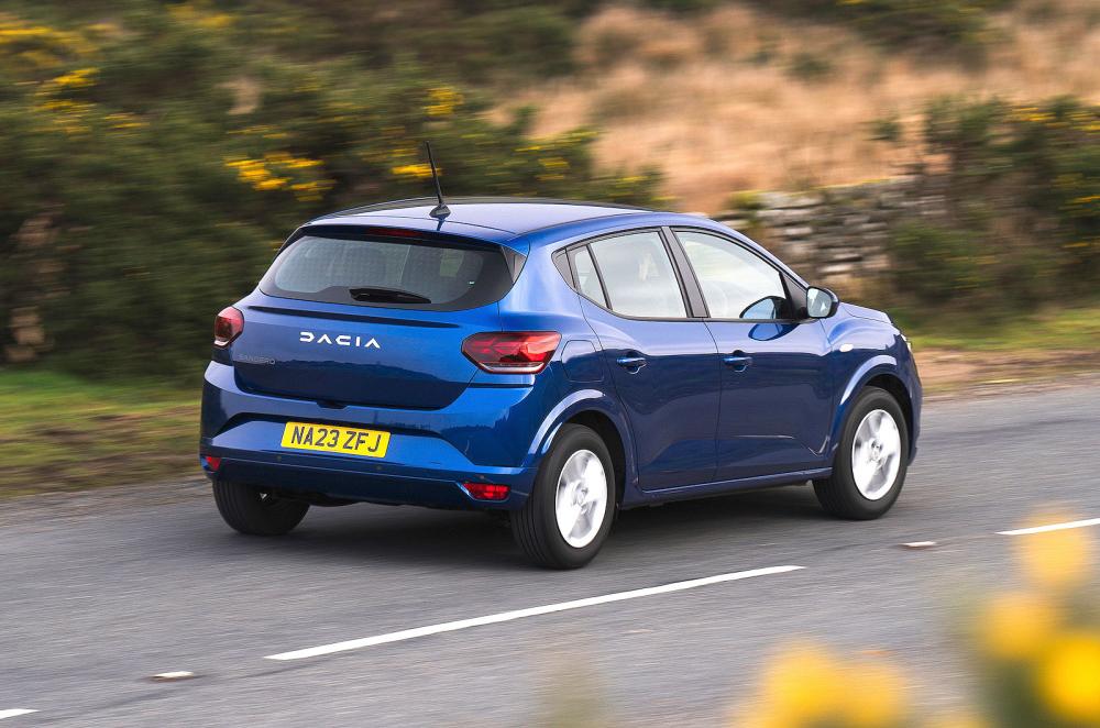 Dacia Sandero rear right driving