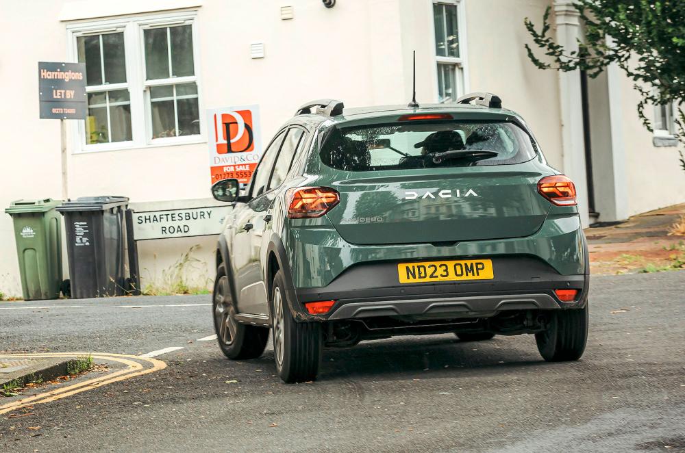 Dacia Sandero Stepway rear cornering