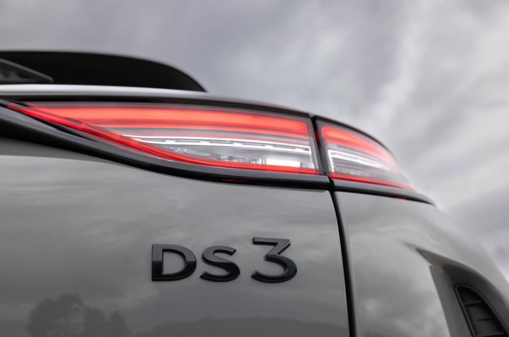 DS 3 rear lights detail