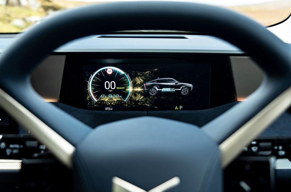 DS No 8 digital instrument panel