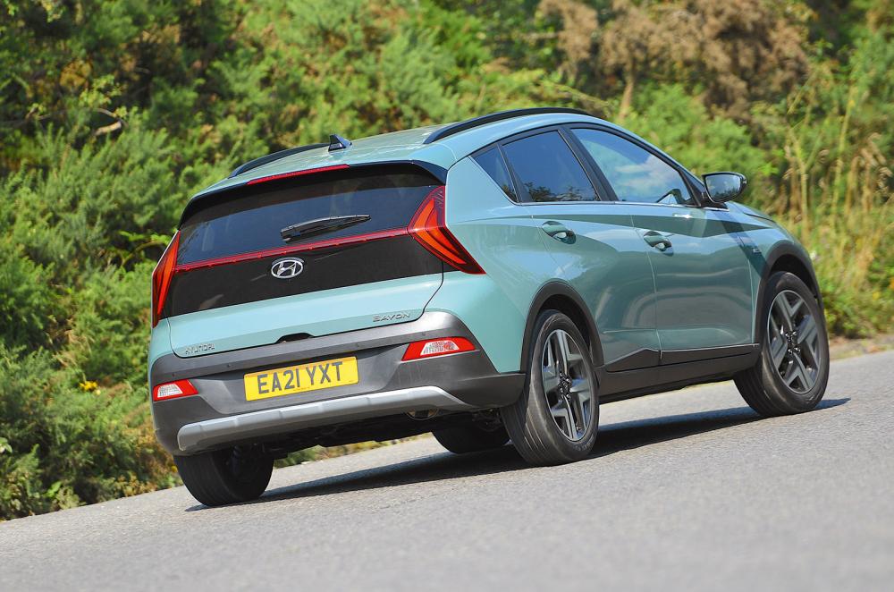 2021 Hyundai Bayon rear cornering