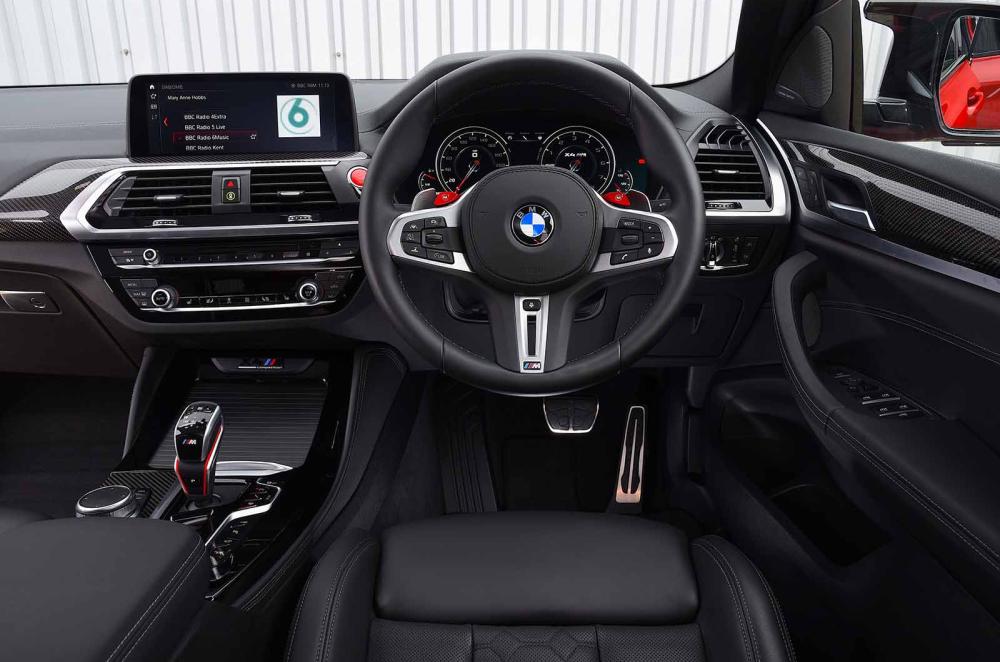 BMW X4 M Competition 2019 RHD dashboard