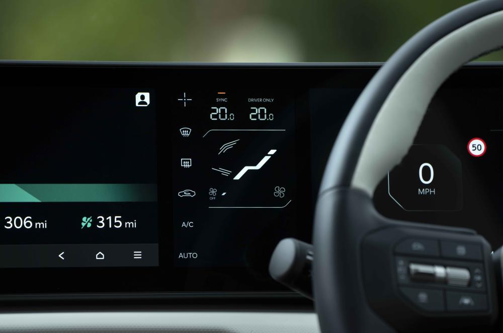 Kia EV4 hatchback interior details