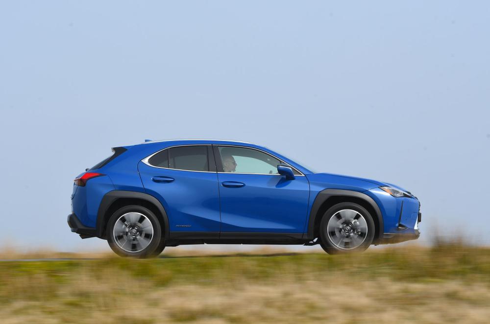 Lexus UX driving
