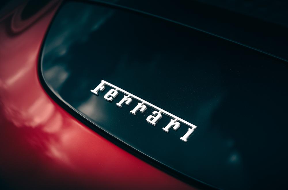 Ferrari Roma 2021 badge detail