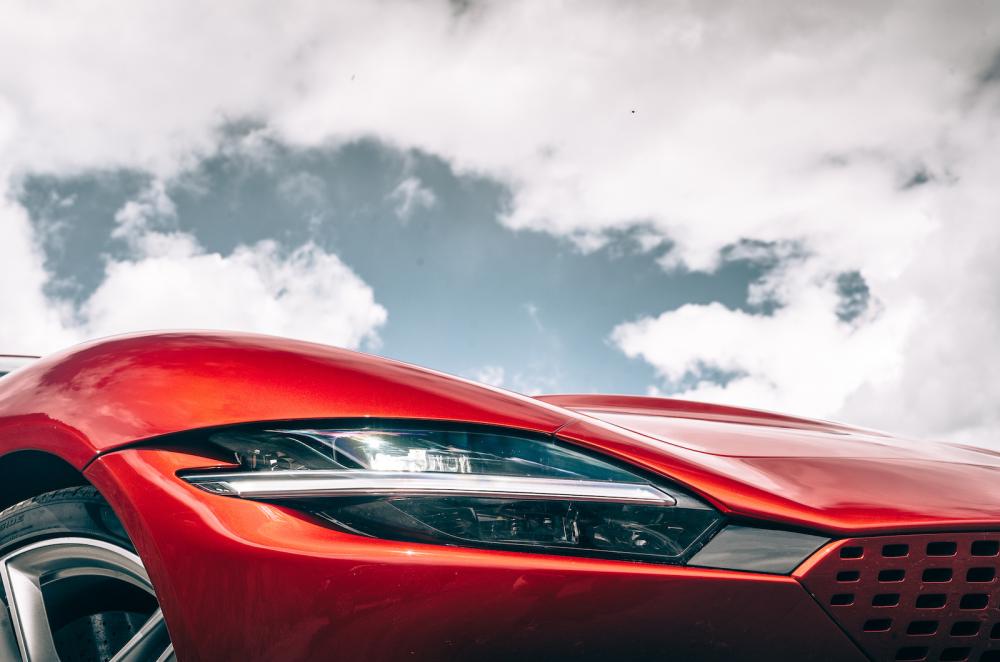 Ferrari Roma 2021 headlight detail