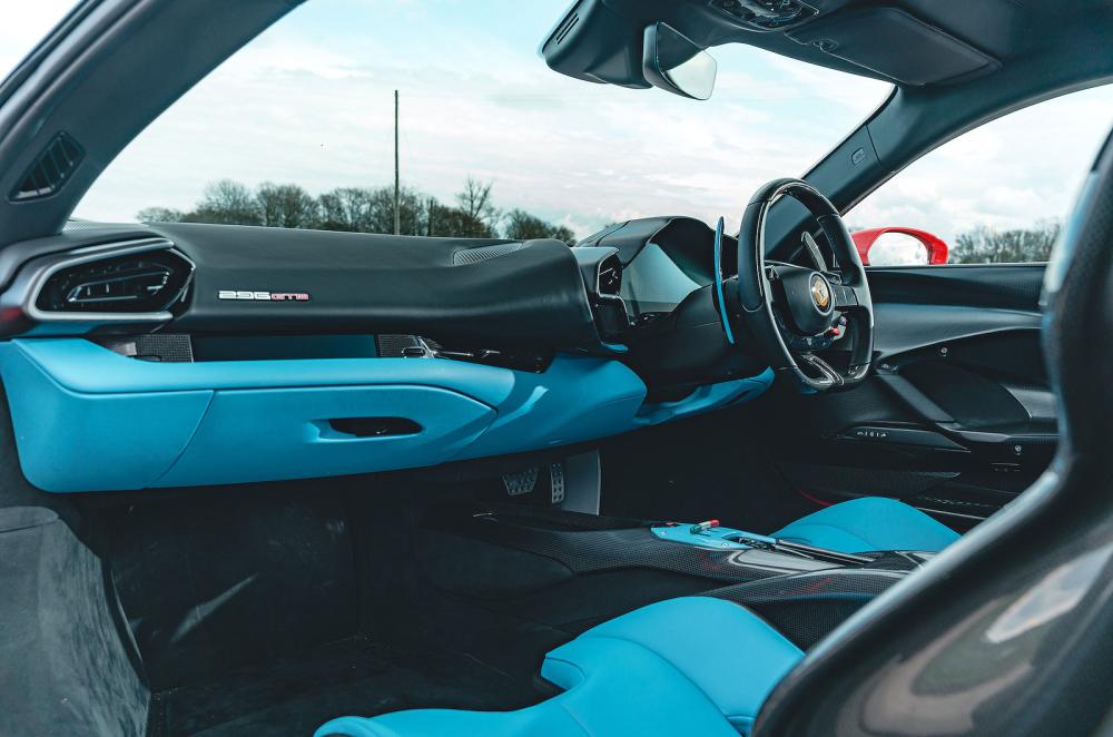 Ferrari 296 GTB interior dashboard