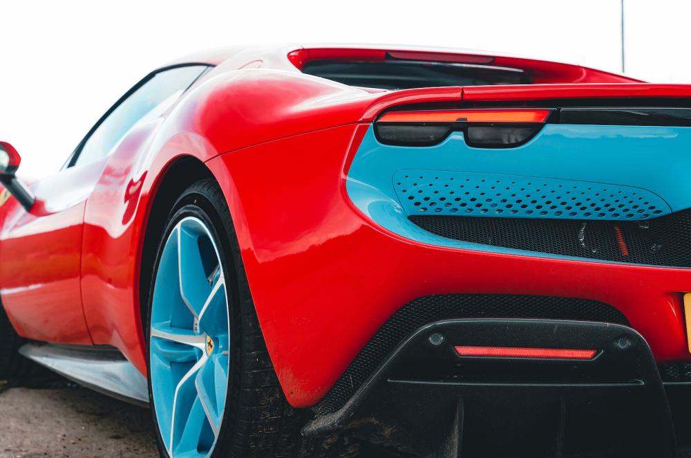 Ferrari 296 GTB rear detail