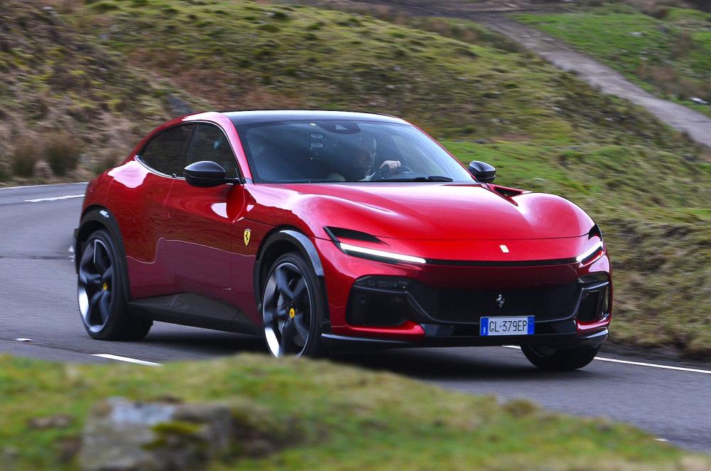 Ferrari Purosangue front cornering