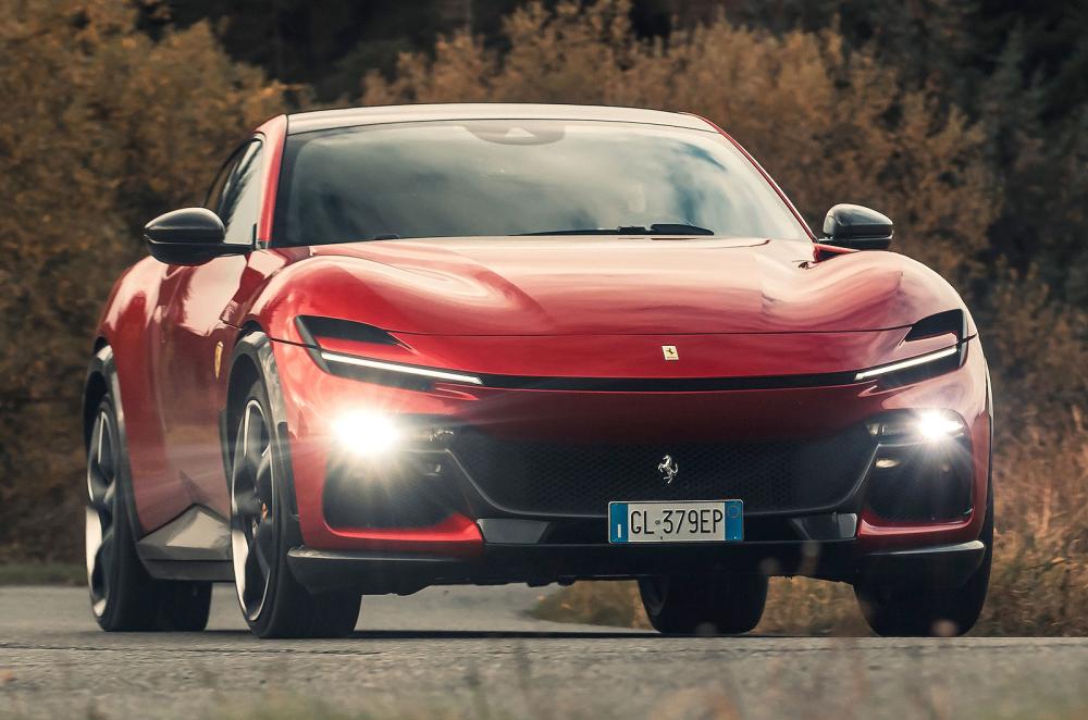 Ferrari Purosangue front cornering