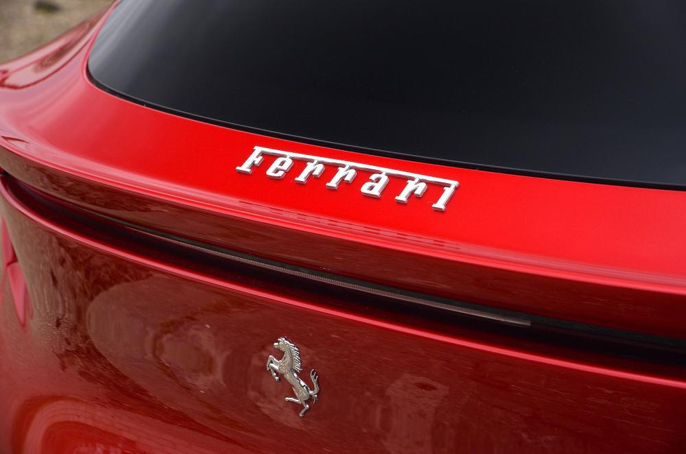 Ferrari Purosangue rear badge