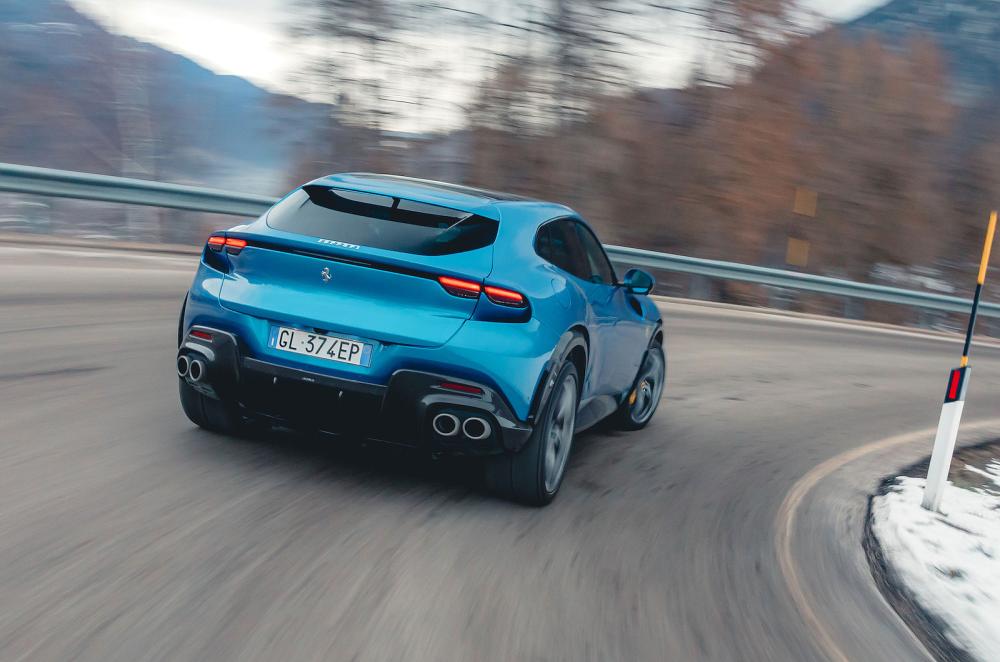 Ferrari Purosangue rear cornering