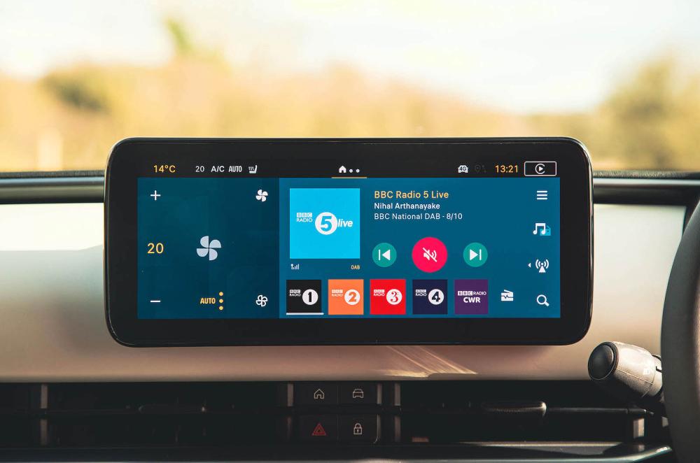Fiat 600e infotainment touchscreen