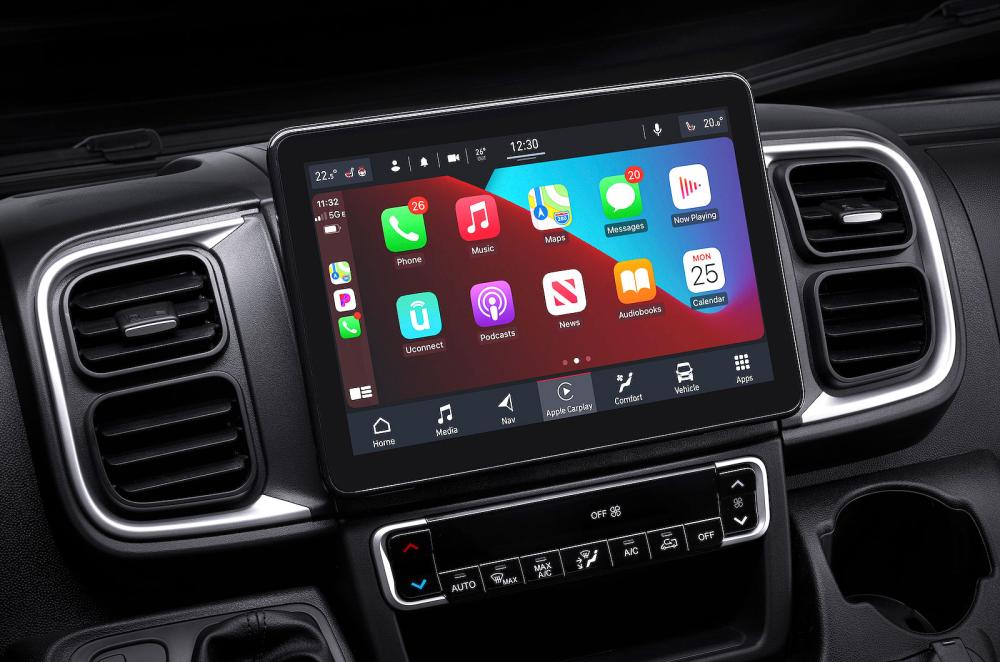 Fiat Ducato infotainment touchscreen