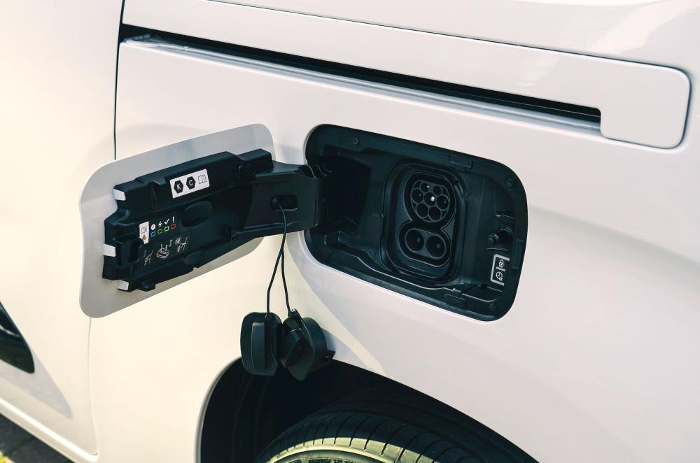 Fiat E-Doblo charging socket