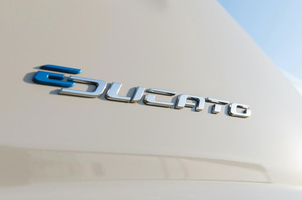 Fiat E-Ducato badge detail