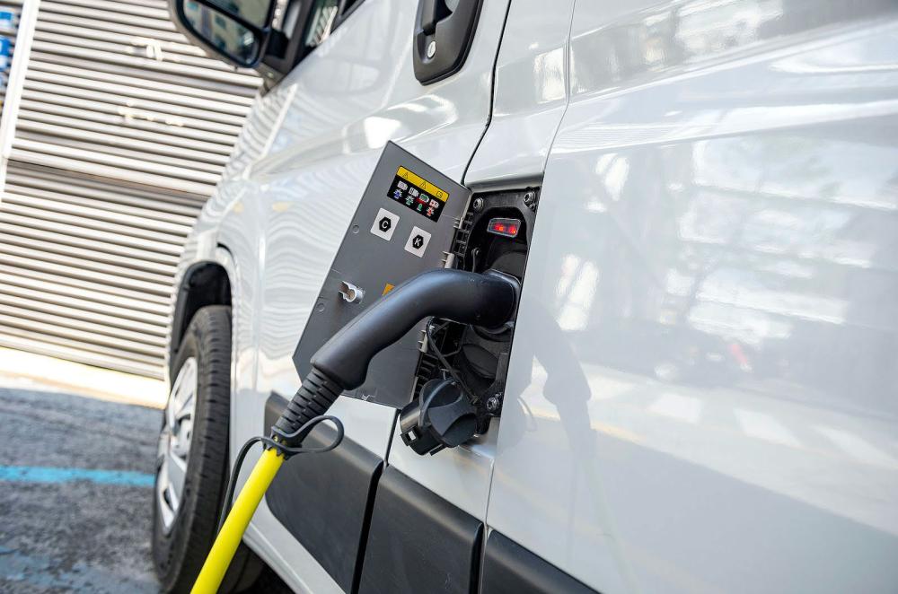 Fiat E-Ducato charging socket