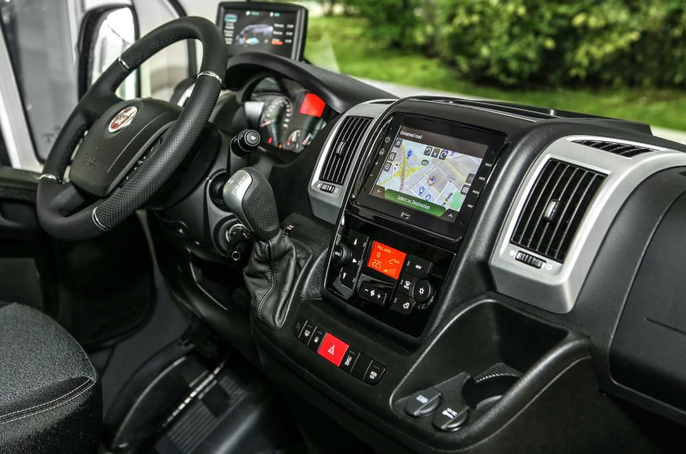 Fiat E-Ducato interior dashboard